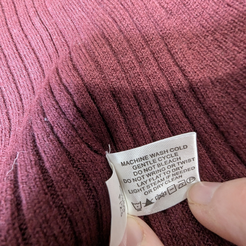 Beautiful Orvis 'Any Wear' Merino Wool Blend Long Tunic Cardigan - Picture 12 of 12